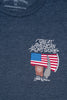 Great American Irons Work V2 - Heather Navy Tee