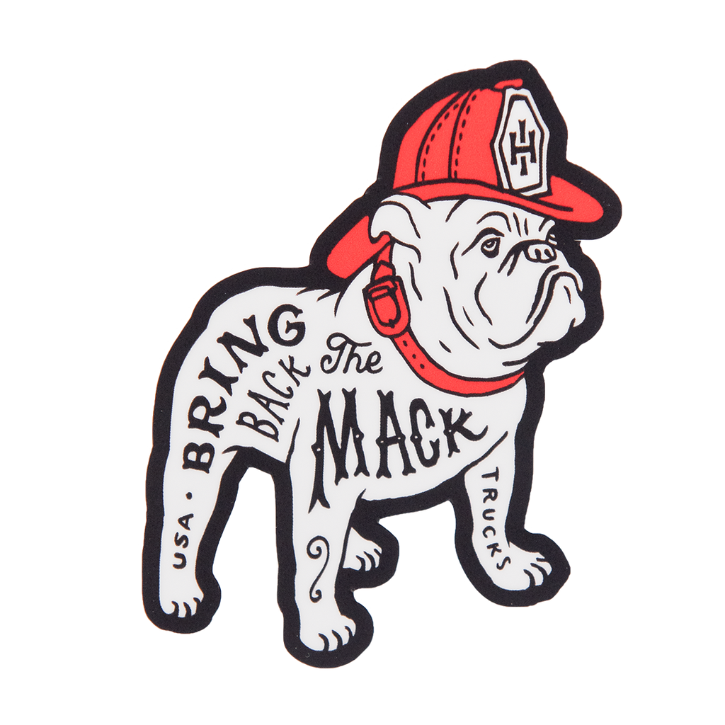 Bulldog, Bring Back The Mack - Sticker