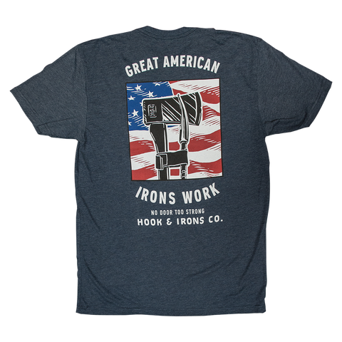 Great American Irons Work - Heather Navy